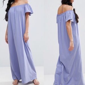 ASOS Petite Off the Shoulder Maxi Dress